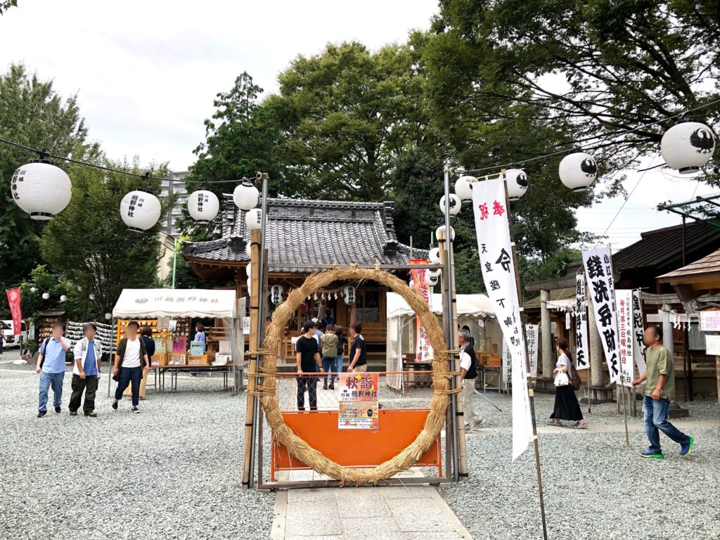 川越熊野神社の全体の様子