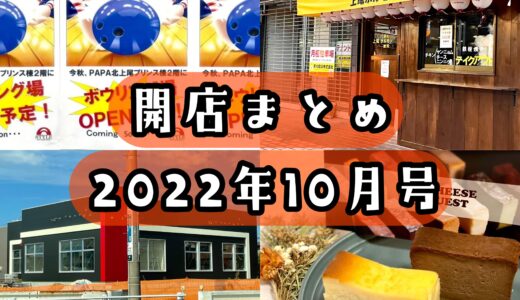 2022年10月号｜上尾市でニューオープンするお店まとめ！焼肉店、マクドナルド、ボウリング場が開店へ