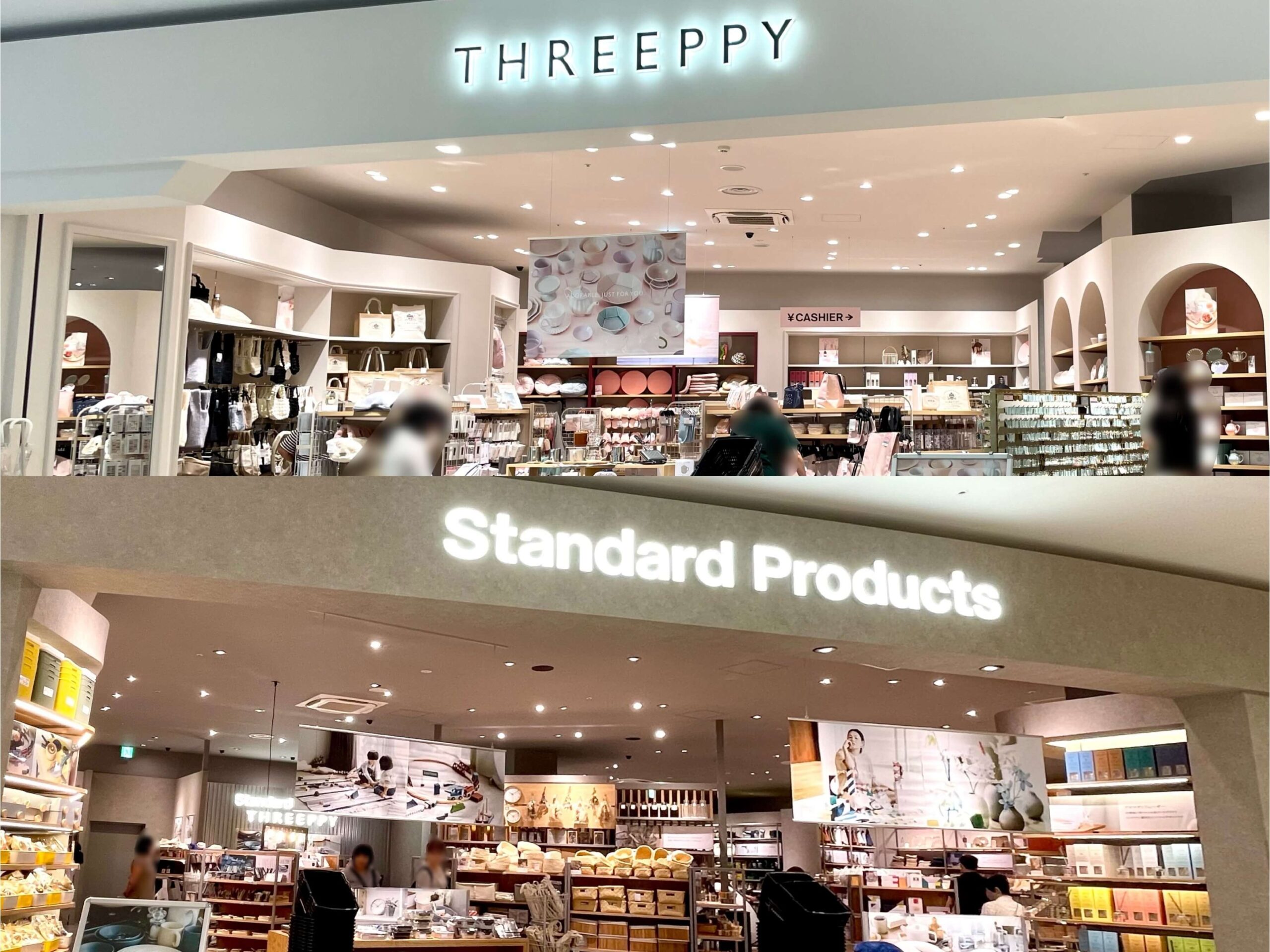 イオンモール上尾にオープンしたStandard ProductsとTHREEPPYをレポ